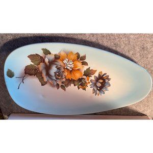 Handcrafted Decorative MCM Type Plate with Feet/Ceramic   #1214